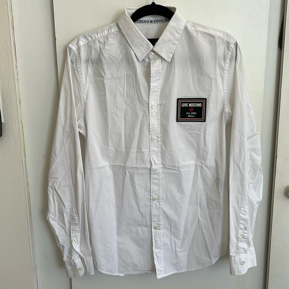 Used Love Moschino White Shirt